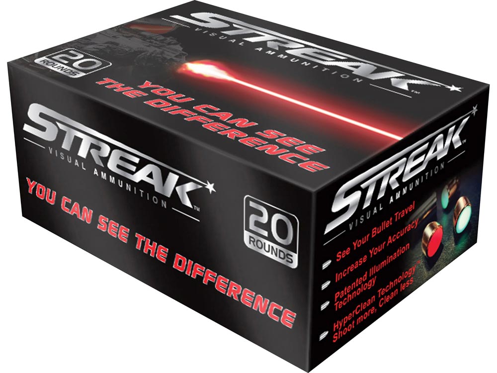 Ammunition Ammo Inc. 380090JHP STRK RED 380ACP Streak 380 Auto 90 qr Jacketed Hollow Point - Red • Model: 380090JHP-STRK-RED